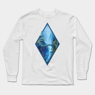 The Fellowship Departs - Digital Art - Diamond Frame - White - Fantasy Long Sleeve T-Shirt